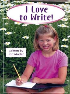 cover image of I Love to Write!